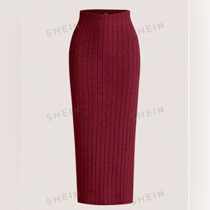 Burgundy skirts